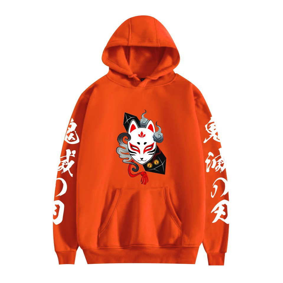 Unisex Anime Logo Casual Pullover Hoodie