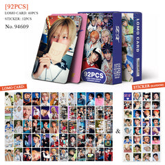 92pcs EX Album Photocard Stickers Collection
