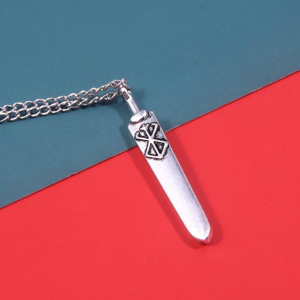 Anime Guts Logo Sword Necklace