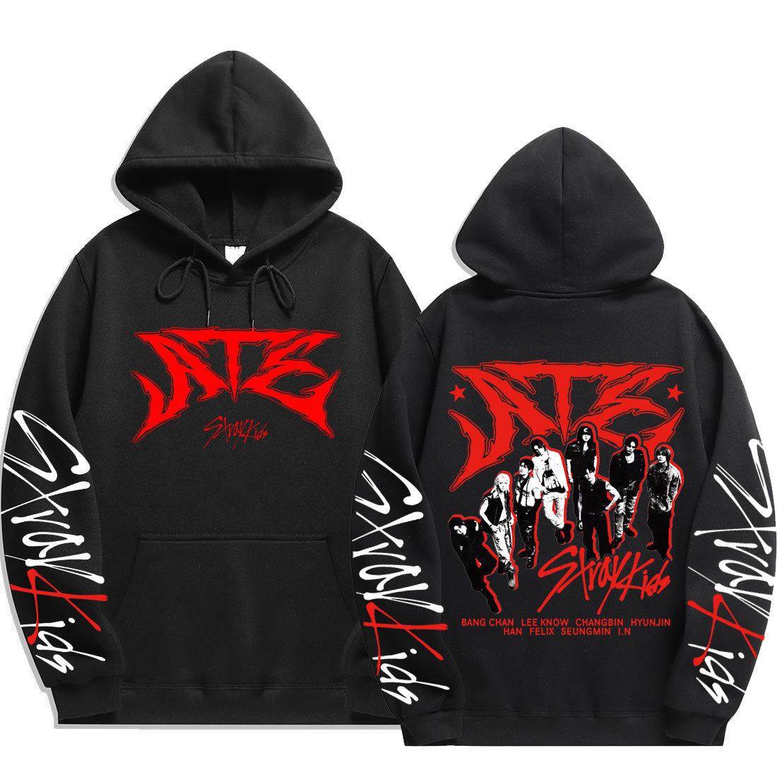 KPOP Atz Graphic Printed Loose Hoodie