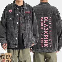 BP DEADLINE Printed Denim Jacket