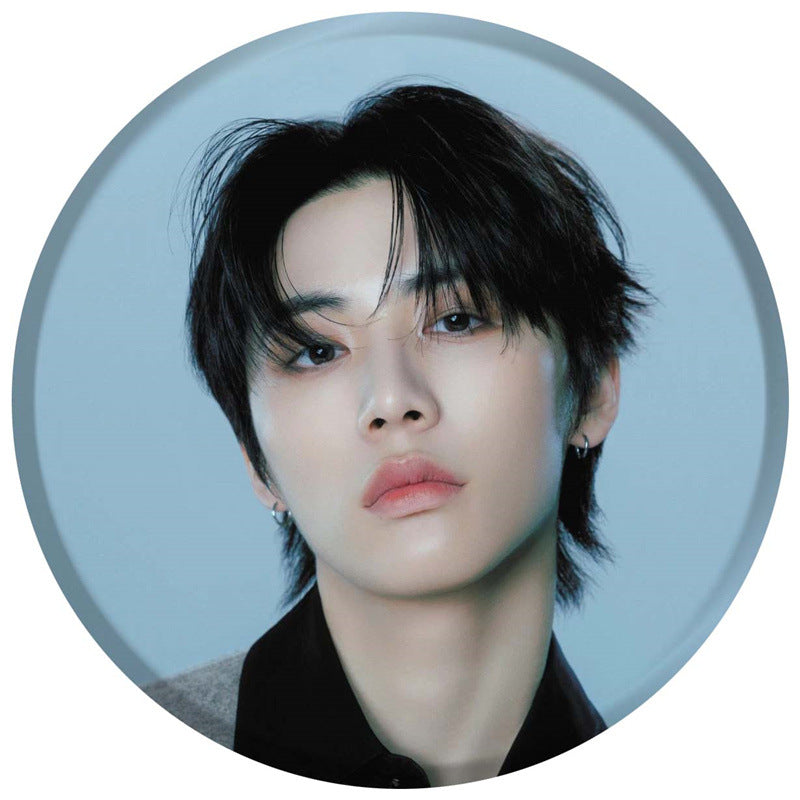 BND Magazine Badge Mirror Keychain