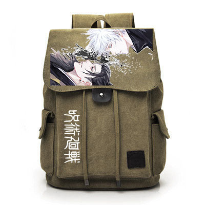 Retro Anime Canvas Schoolbag Backpack