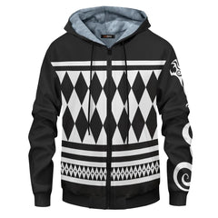 Cool Anime Cosplay Zipper Thicken Hoodie