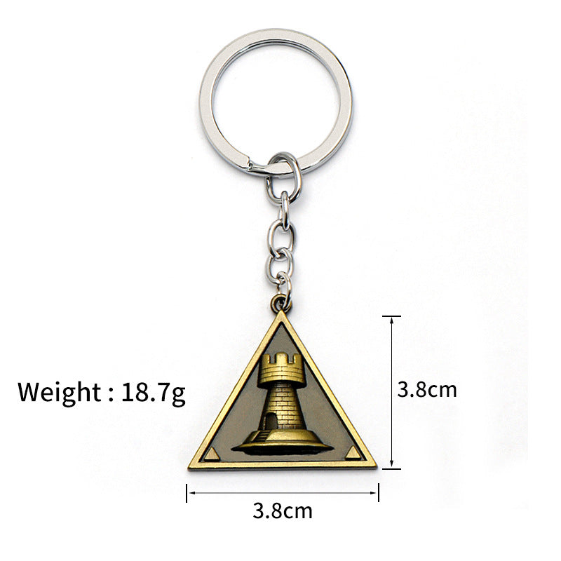Game Logo Keychain Necklace