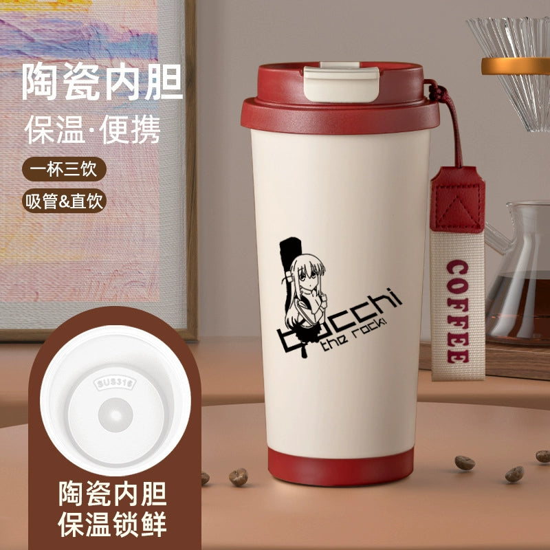 Anime Logo Coffee Thermos Cup