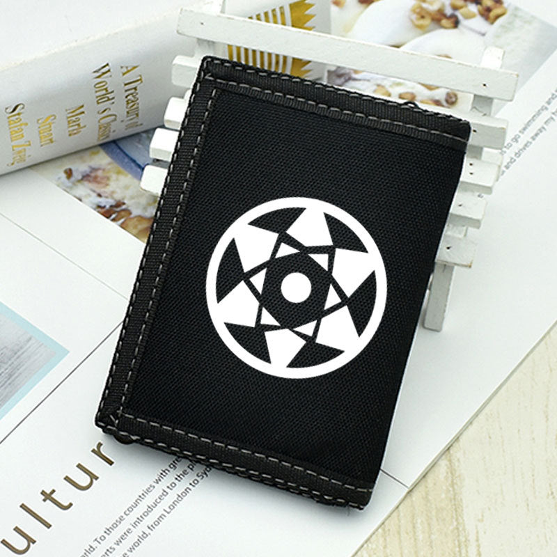 Kakashi Sasuke Anime Logo Wallet