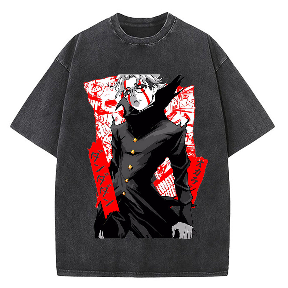 Vintage Men's Anime Dandadan Loose T-shirt