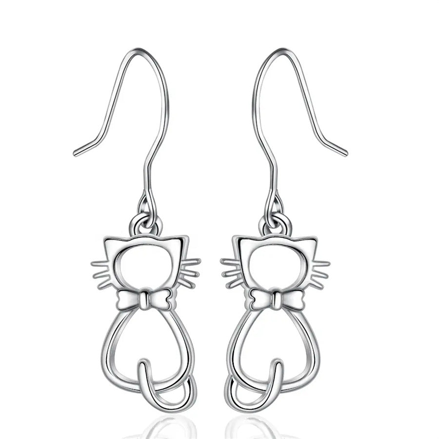 Cute Kitten Cat Earrings