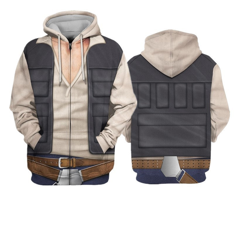 Trendy Mandalorian 3D Print Cosplay Hoodie