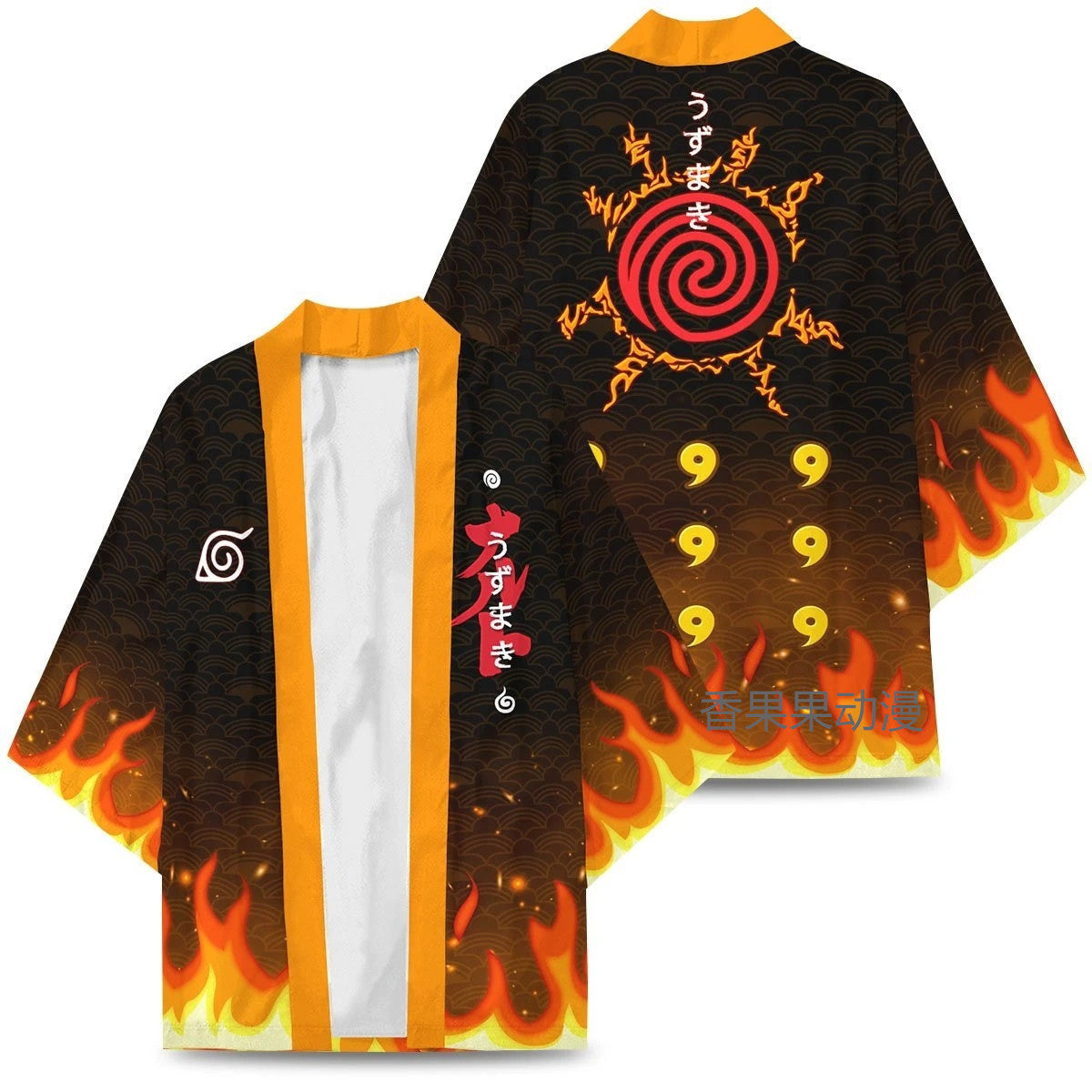 Unisex Anime Casual Cosplay Kimono Cape