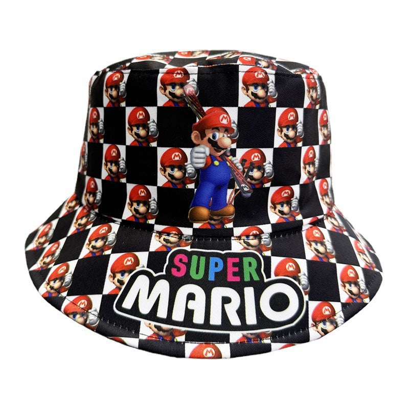 Casual Anime Printed Bucket Hat