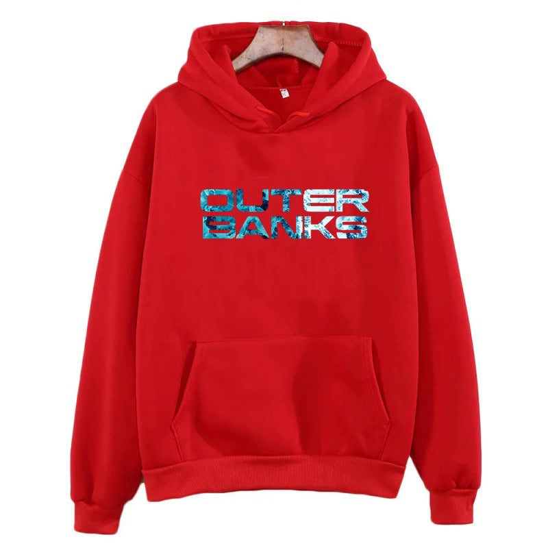 TV Pattern Printed Women's Hoodie