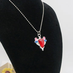 Trendy JOJO Red Stone of Aja Necklace