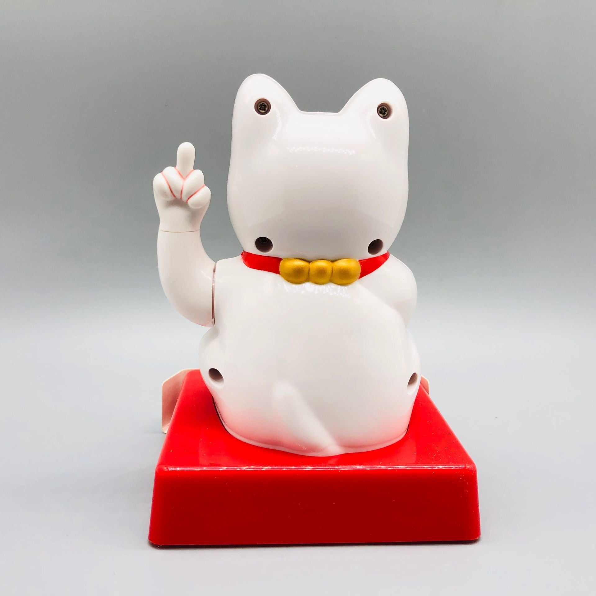 Middle Finger Swing Lucky Cat
