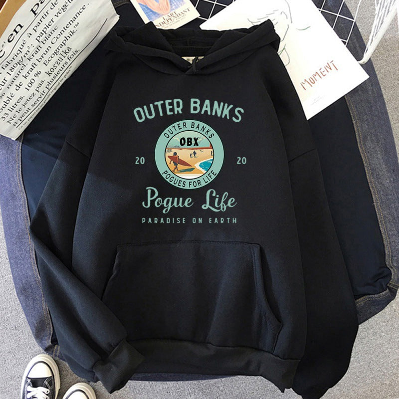 Retro TV Series Printed Hoodie