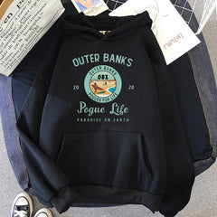 Retro TV Series Printed Hoodie
