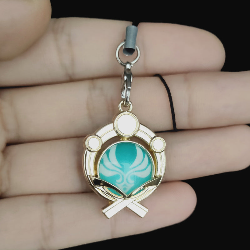 Chic Game Elements Shape Bracelet Keychain Pendant