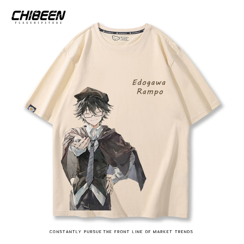 Casual Anime Short-sleeved Cotton Loose T-shirt