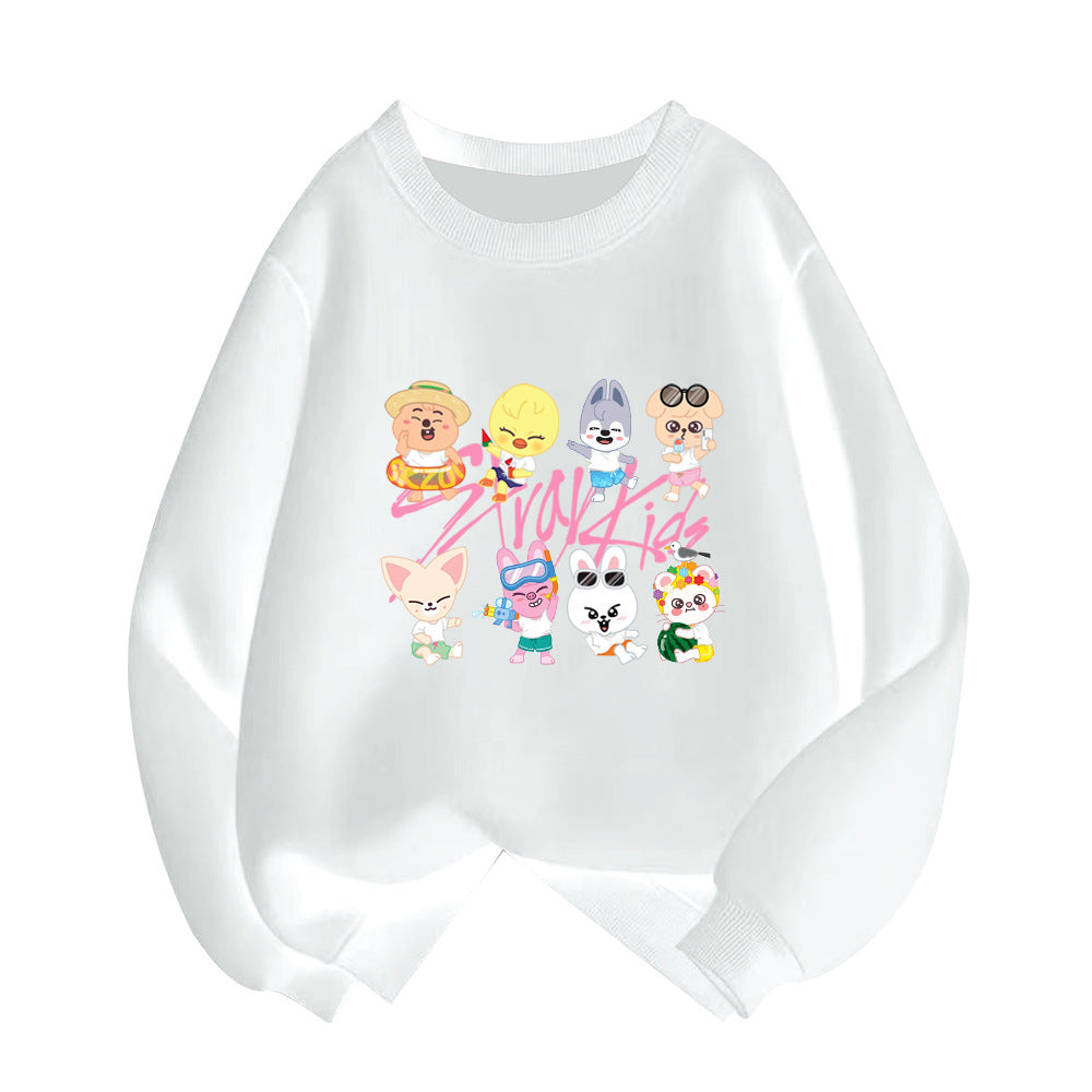 SKZ00 Pullover Crew Neck Fleece Sweatshirt
