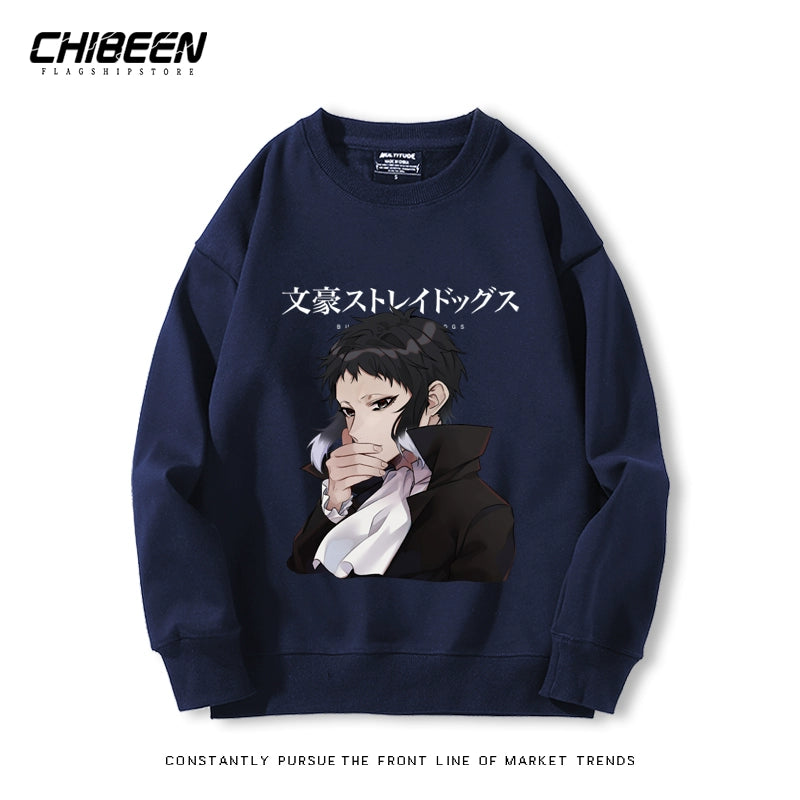 Unisex Anime Crew Neck Sweatshirt Top