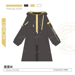 Trendy Game Cosplay Trench Coat Pants Suit