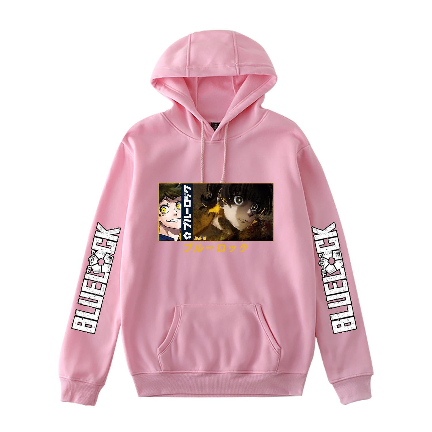 Casual Anime Pattern Print Pullover Hoodie