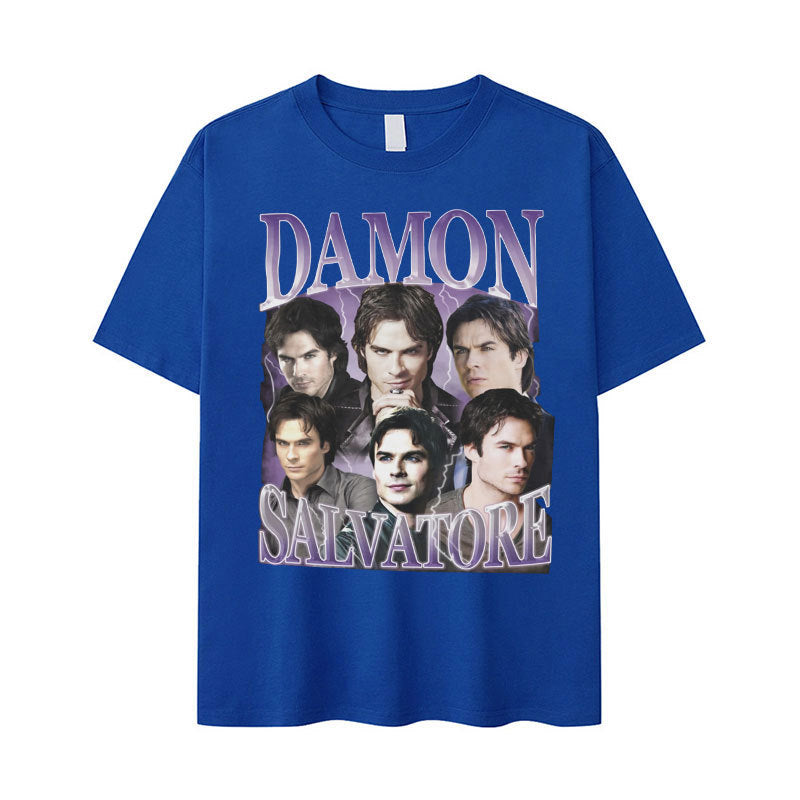 Damon Salvatore TV Series Graphic T-Shirt