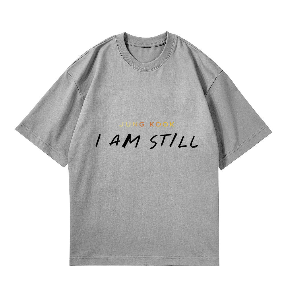 KPOP I AM STILL Poster Printed Loose Top