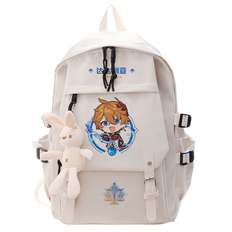 Casual Game Graphic Print Backpack