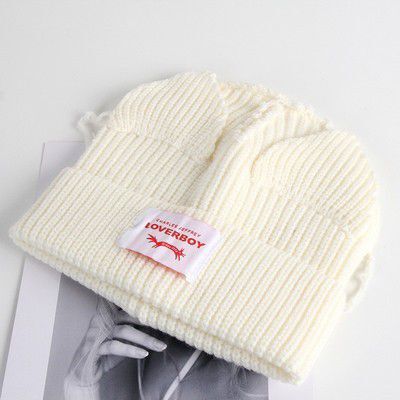 Cute Rabbit Ears Knitted Woolen Hat