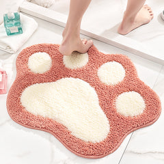 Cartoon Cat Feet Quick-drying Foot Mat