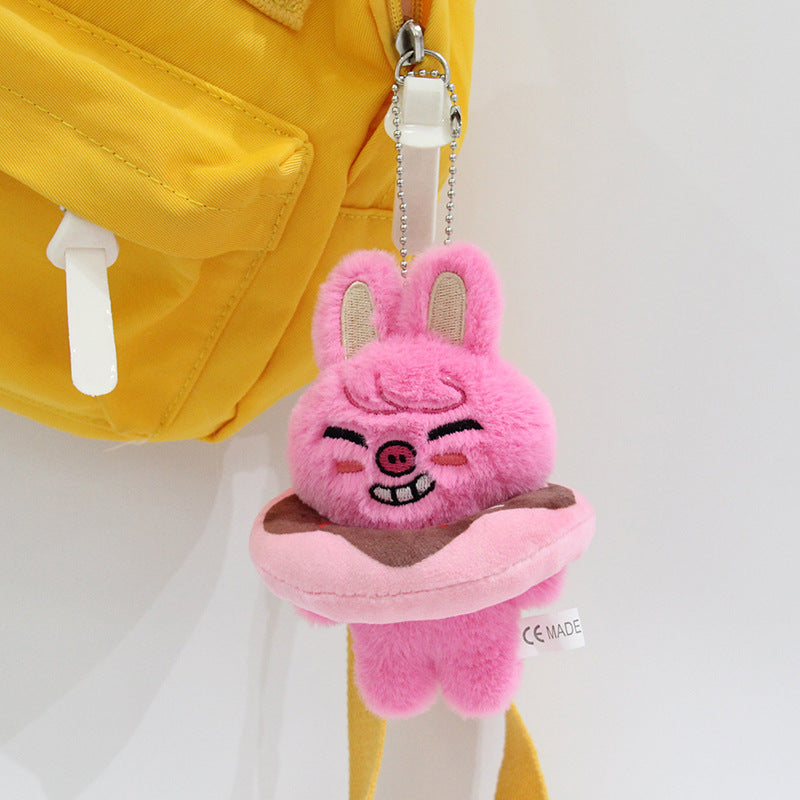 Creative KPOP Cartoon Donut Plush Toy Pendant