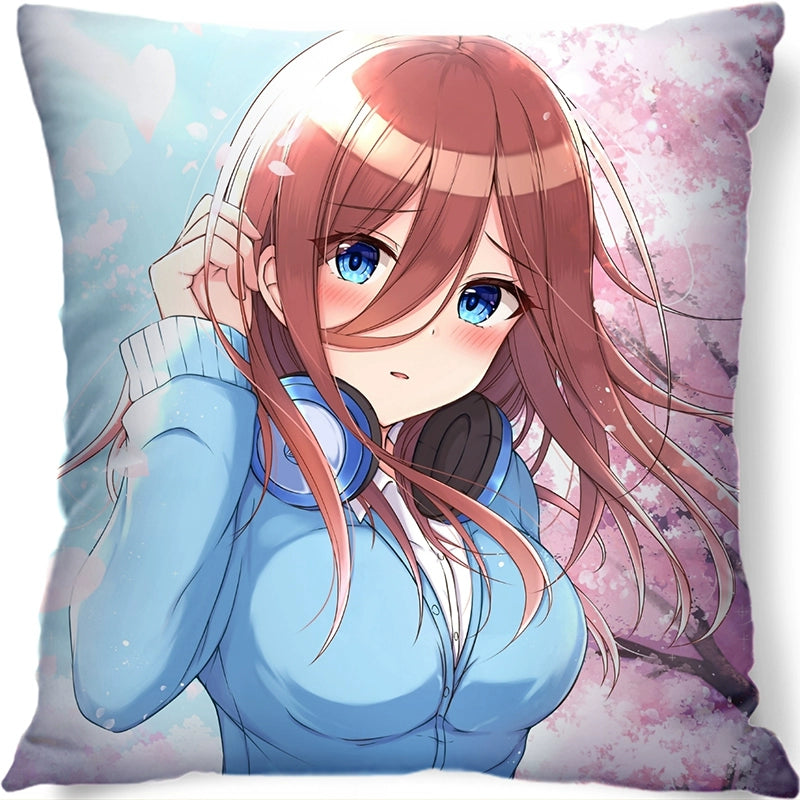 Nakano Anime Throw Pillow