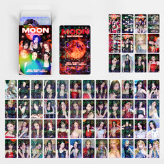 60PCS BM Single MOON Heart Holographic Photocards