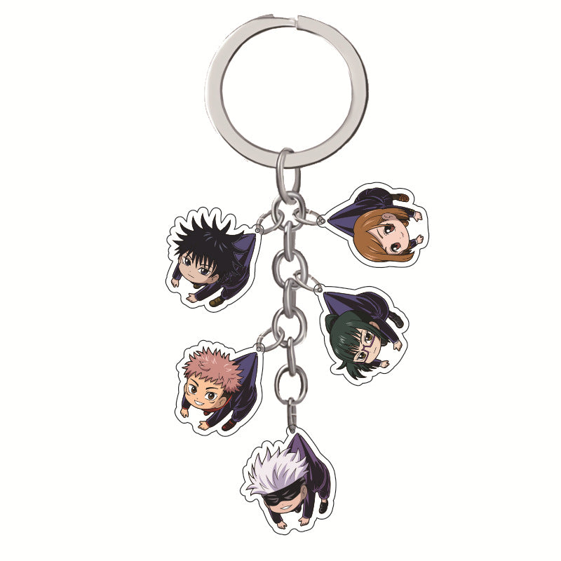 Cute Anime Acrylic Keychain Pendant