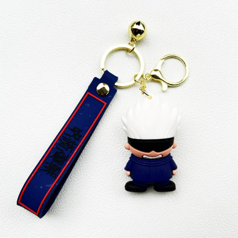 Anime Figure Soft Rubber Keychain Pendant