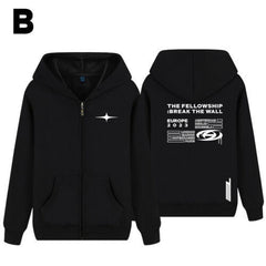 KPOP THE FELLOWSHIP BREAK THE WALL Zip Hoodie Jacket