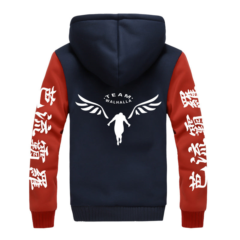 Men's Anime Team Walhalla COS Hooded Coat