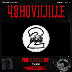 "4SHOBOIZ" Trailer Photo Badge Mirror Keychain