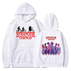 Casual Tv Graphic Loose Pullover Hoodie