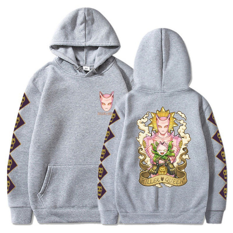 Trendy Unisex Jojo Graphic Print Hoodie