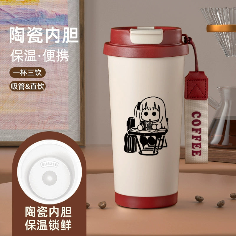 Anime Logo Coffee Thermos Cup