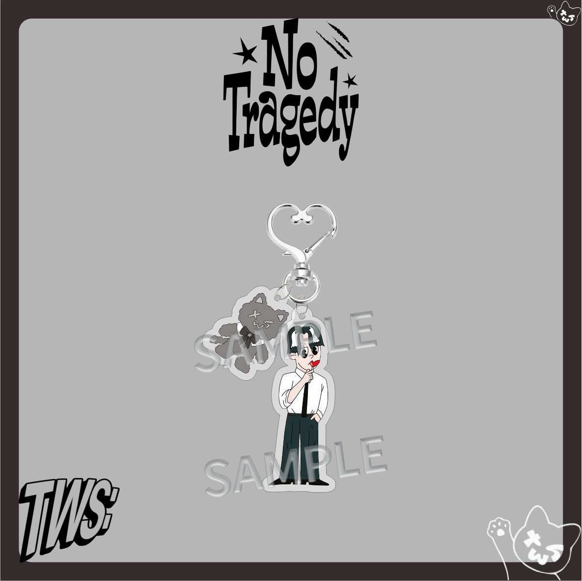 TWS Cartoon Acrylic Keyring