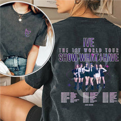 SHOW WHAT I HAVE Tour Poster Washed T-shirt