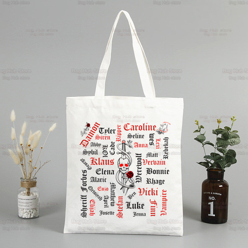 Damon Salvatore Canvas Bag