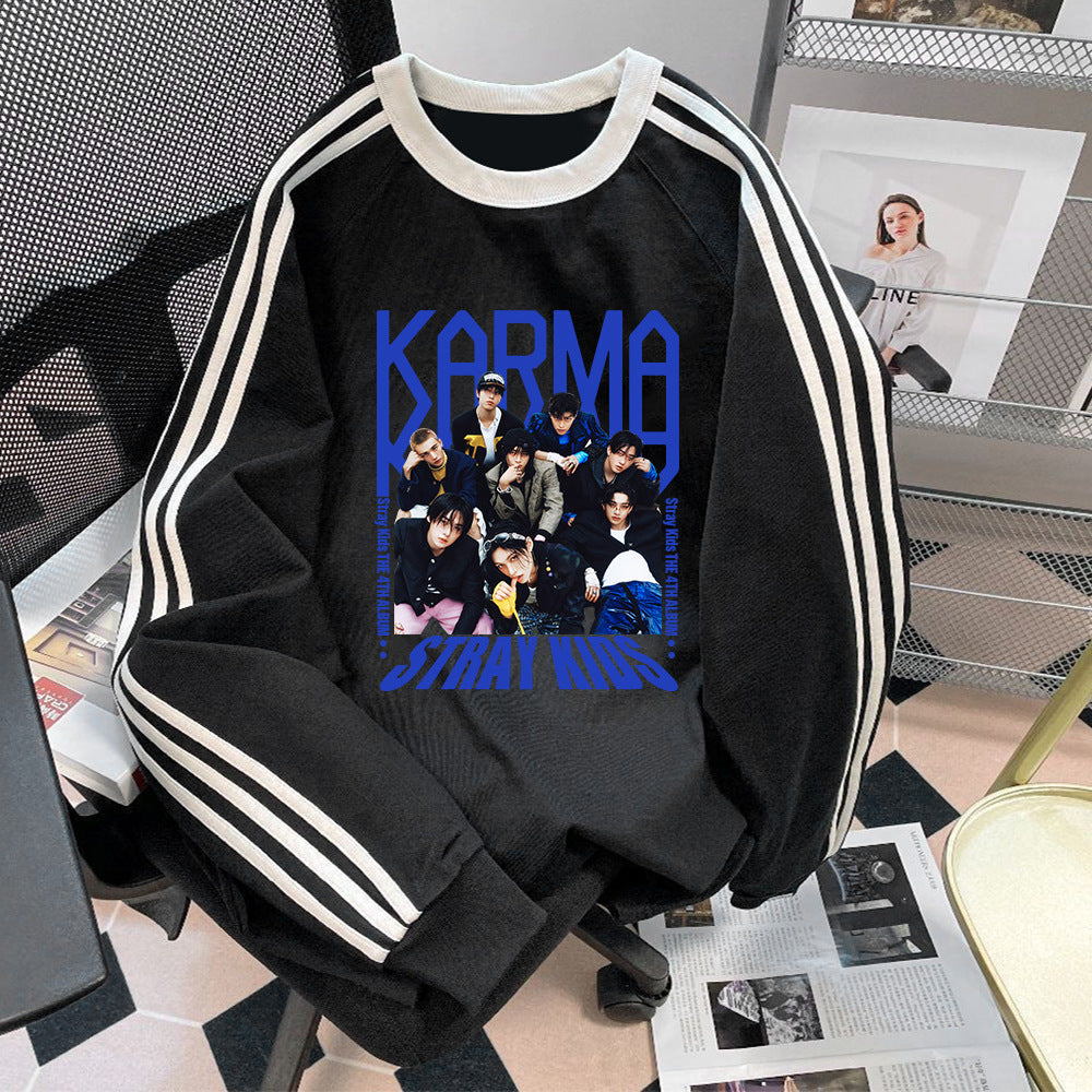 Casual KARMA Album College Crew Neck Sweatshirt