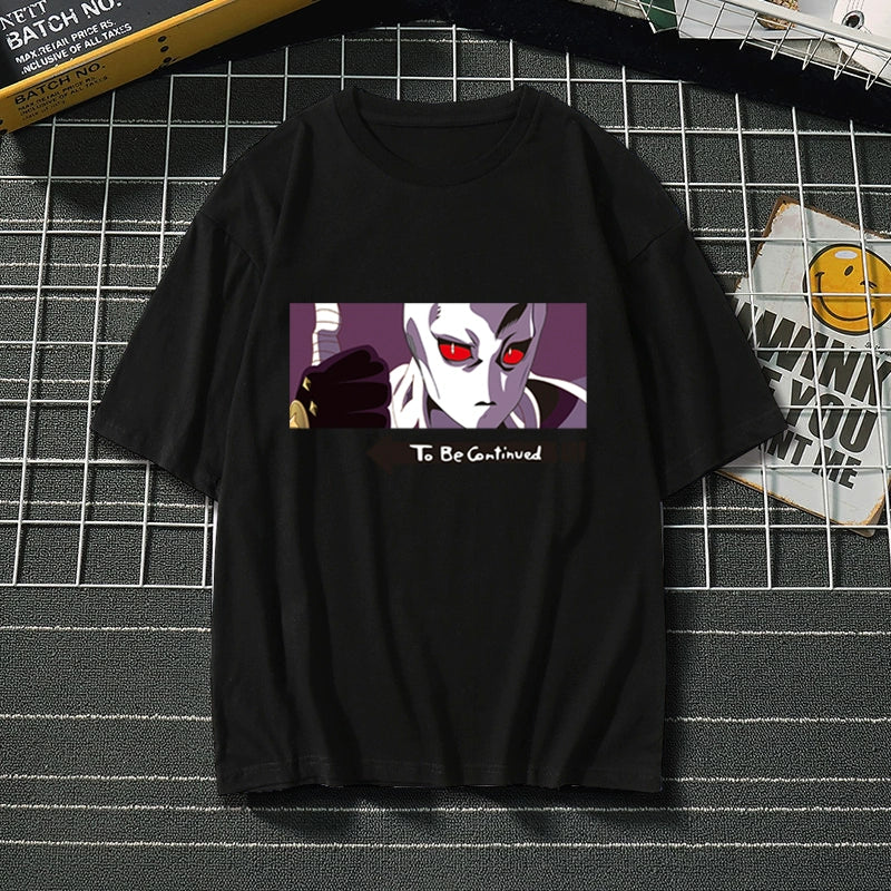 Jojo Anime Graphic Cotton Short Sleeve T-Shirt
