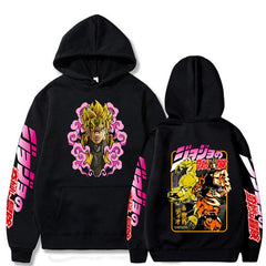 Men's Jojo Anime Print Casual Hoodie