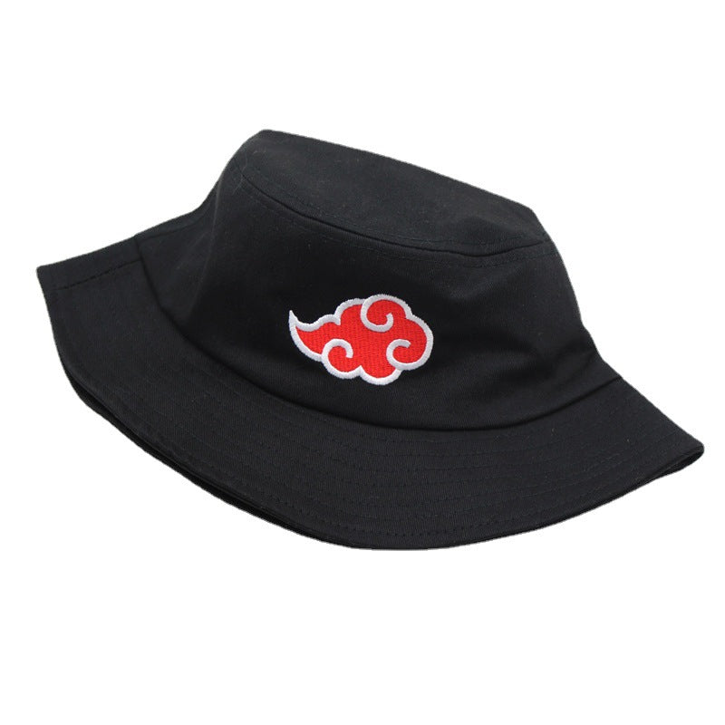 Casual Anime Cloud Embroidery Bucket Hat